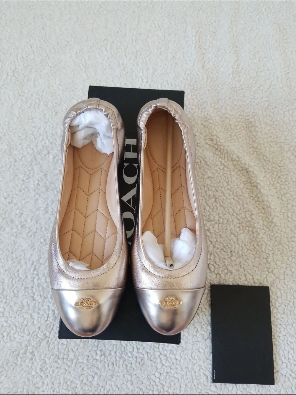 Coach Bonnie mtle ballet Champagne - Picture 4 of 9